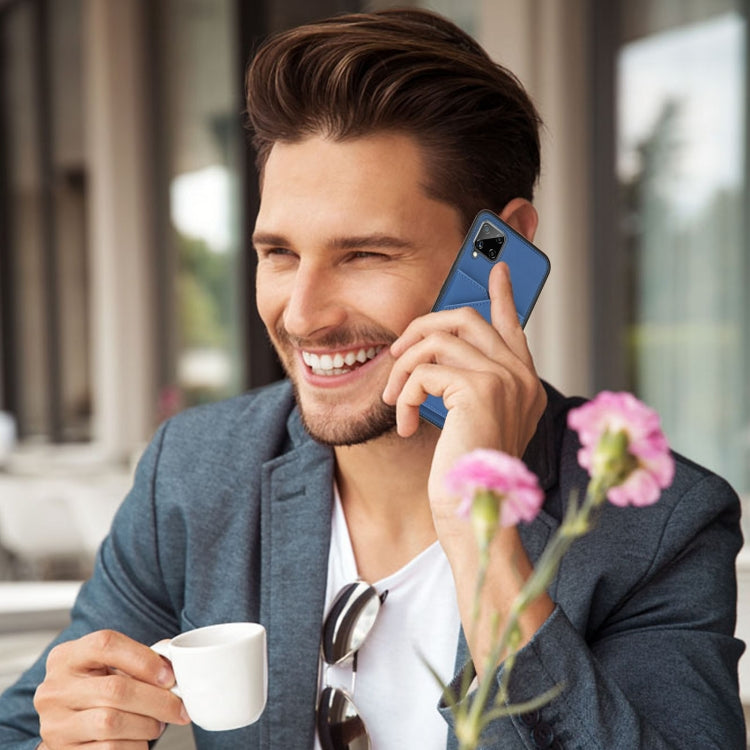 Skin Feel PU + TPU + PC Back Cover Shockproof Case with Card Slots & Holder & Photo Frame, For OPPO Realme C15, For Samsung Galaxy M60s & A81, For Huawei P40 Lite & Nova 6 SE, For Samsung Galaxy S20 FE