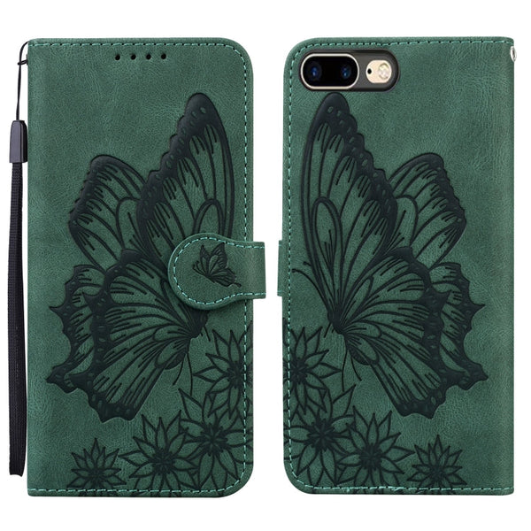 Retro Skin Feel Butterflies Embossing Horizontal Flip Leather Case with Holder & Card Slots & Wallet, For iPhone 6 / 6s, For iPhone 6 Plus / 6s Plus, For iPhone SE 2022 / SE 2020 / 8 / 7, For iPhone 8 Plus / 7Plus