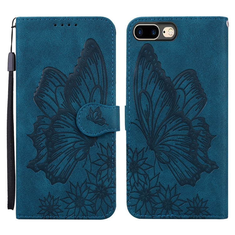 Retro Skin Feel Butterflies Embossing Horizontal Flip Leather Case with Holder & Card Slots & Wallet, For iPhone 6 / 6s, For iPhone 6 Plus / 6s Plus, For iPhone SE 2022 / SE 2020 / 8 / 7, For iPhone 8 Plus / 7Plus