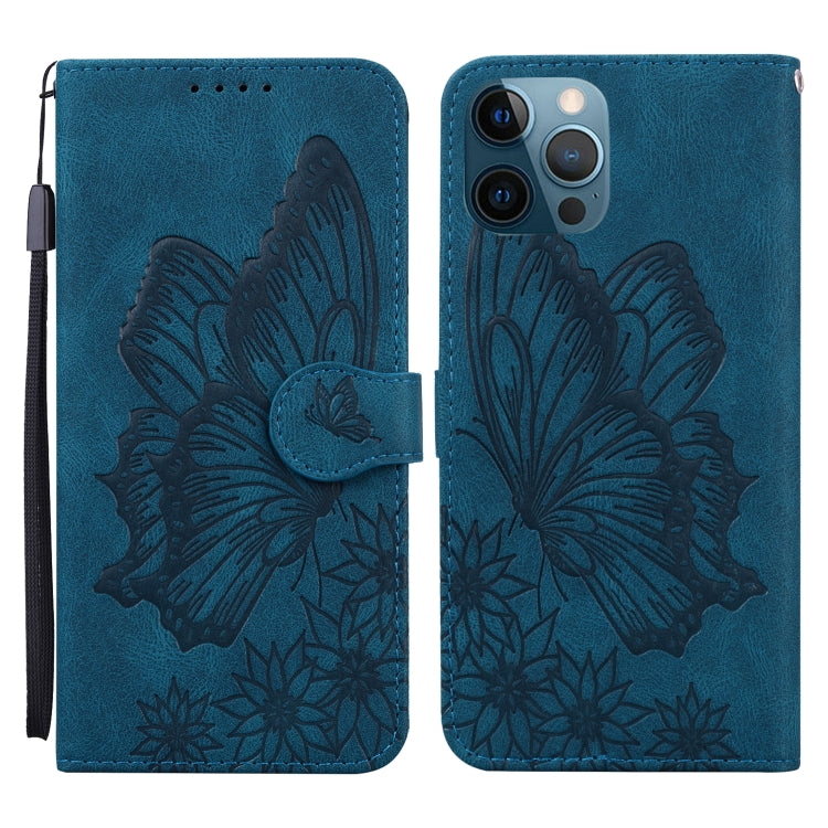 Retro Skin Feel Butterflies Embossing Horizontal Flip Leather Case with Holder & Card Slots & Wallet, For iPhone 12 / 12 Pro, For iPhone 12 Pro Max, For iPhone XR, For iPhone X / XS