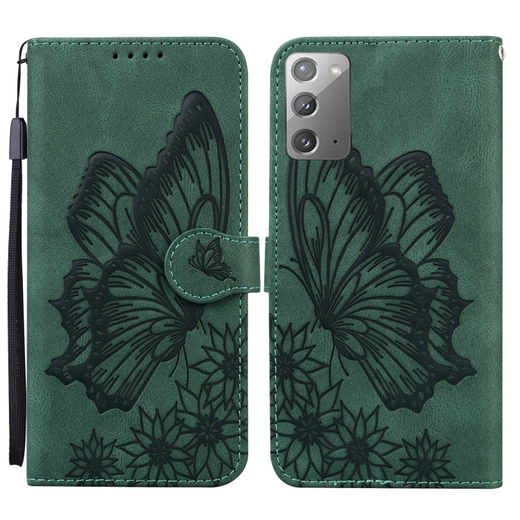 Retro Skin Feel Butterflies Embossing Horizontal Flip Leather Case with Holder & Card Slots & Wallet, For Samsung Galaxy Note20, For Samsung Galaxy Note20 5G, For Samsung Galaxy S20, For Samsung Galaxy S20 FE