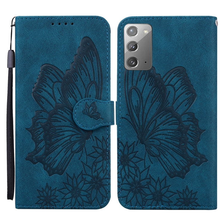 Retro Skin Feel Butterflies Embossing Horizontal Flip Leather Case with Holder & Card Slots & Wallet, For Samsung Galaxy Note20, For Samsung Galaxy Note20 5G, For Samsung Galaxy S20, For Samsung Galaxy S20 FE
