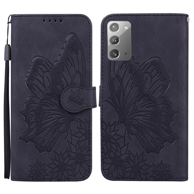 Retro Skin Feel Butterflies Embossing Horizontal Flip Leather Case with Holder & Card Slots & Wallet, For Samsung Galaxy Note20, For Samsung Galaxy Note20 5G, For Samsung Galaxy S20, For Samsung Galaxy S20 FE