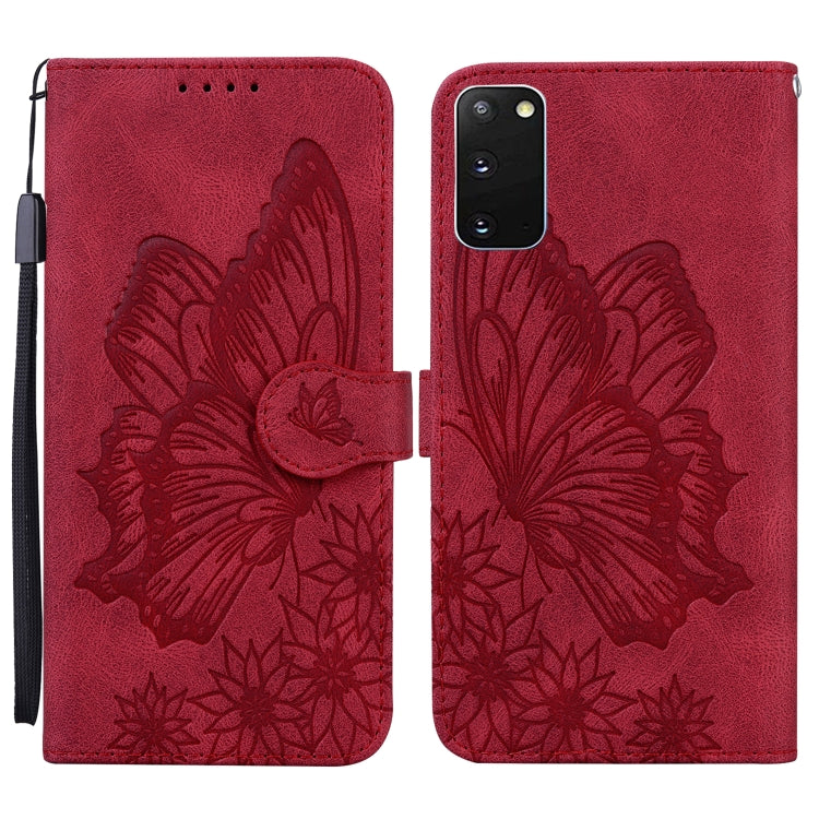 Retro Skin Feel Butterflies Embossing Horizontal Flip Leather Case with Holder & Card Slots & Wallet, For Samsung Galaxy Note20, For Samsung Galaxy Note20 5G, For Samsung Galaxy S20, For Samsung Galaxy S20 FE