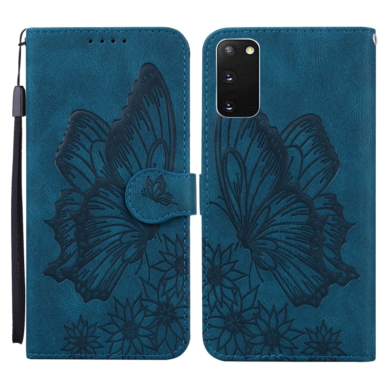 Retro Skin Feel Butterflies Embossing Horizontal Flip Leather Case with Holder & Card Slots & Wallet, For Samsung Galaxy Note20, For Samsung Galaxy Note20 5G, For Samsung Galaxy S20, For Samsung Galaxy S20 FE
