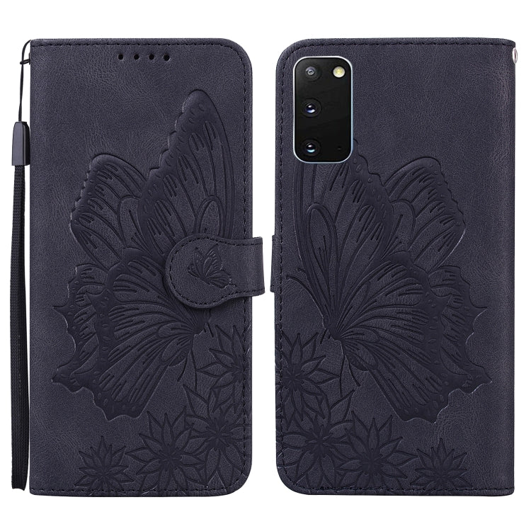 Retro Skin Feel Butterflies Embossing Horizontal Flip Leather Case with Holder & Card Slots & Wallet, For Samsung Galaxy Note20, For Samsung Galaxy Note20 5G, For Samsung Galaxy S20, For Samsung Galaxy S20 FE