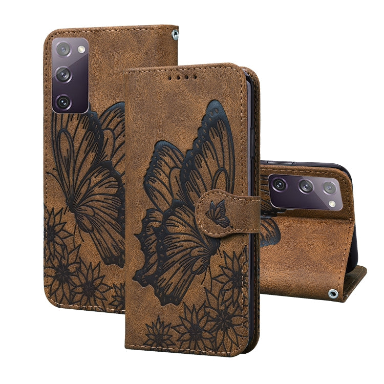 Retro Skin Feel Butterflies Embossing Horizontal Flip Leather Case with Holder & Card Slots & Wallet, For Samsung Galaxy Note20, For Samsung Galaxy Note20 5G, For Samsung Galaxy S20, For Samsung Galaxy S20 FE