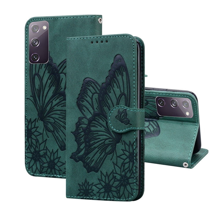 Retro Skin Feel Butterflies Embossing Horizontal Flip Leather Case with Holder & Card Slots & Wallet, For Samsung Galaxy Note20, For Samsung Galaxy Note20 5G, For Samsung Galaxy S20, For Samsung Galaxy S20 FE