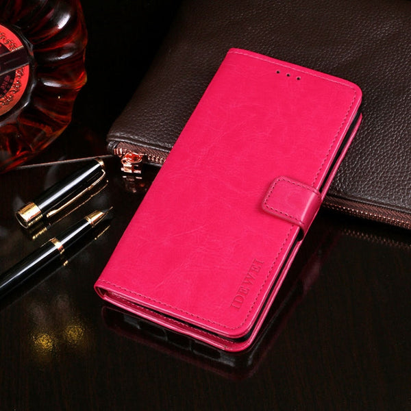 idewei Crazy Horse Texture Horizontal Flip Leather Case with Holder & Card Slots & Wallet, For Xiaomi Redmi 9T, For Xiaomi Redmi Note 9T 5G, For vivo iQOO U3