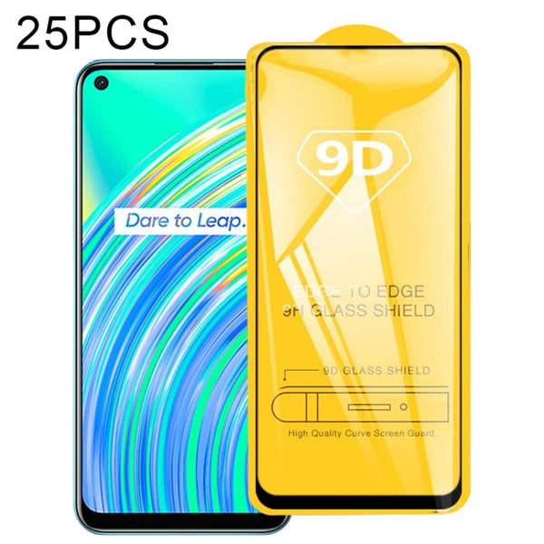 25 PCS 9D Full Glue Full Screen Tempered Glass Film