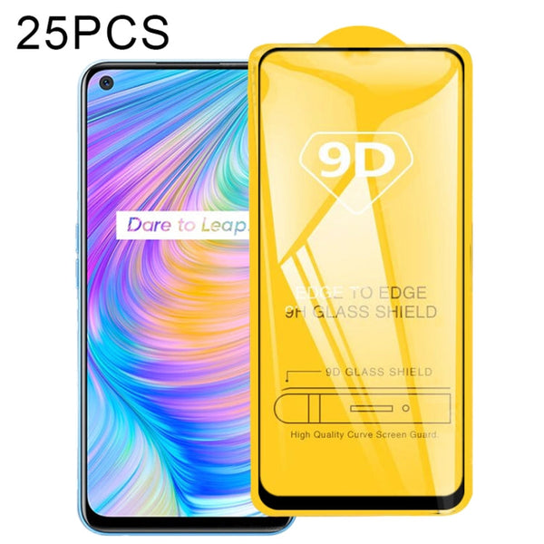 25 PCS 9D Full Glue Full Screen Tempered Glass Film