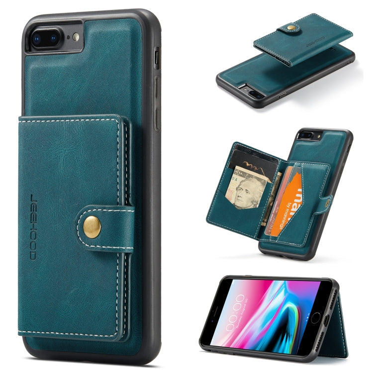 JEEHOOD Retro Magnetic Detachable Protective Case with Wallet & Card Slot & Holder, For iPhone 8 Plus & 7 Plus, For iPhone SE 2022 / SE 2020 & 8 & 7, For iPhone X / XS, For iPhone XR