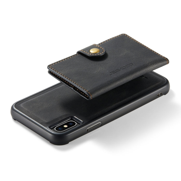 JEEHOOD Retro Magnetic Detachable Protective Case with Wallet & Card Slot & Holder, For iPhone XS Max, For iPhone 11 Pro, For iPhone 11, For iPhone 11 Pro Max