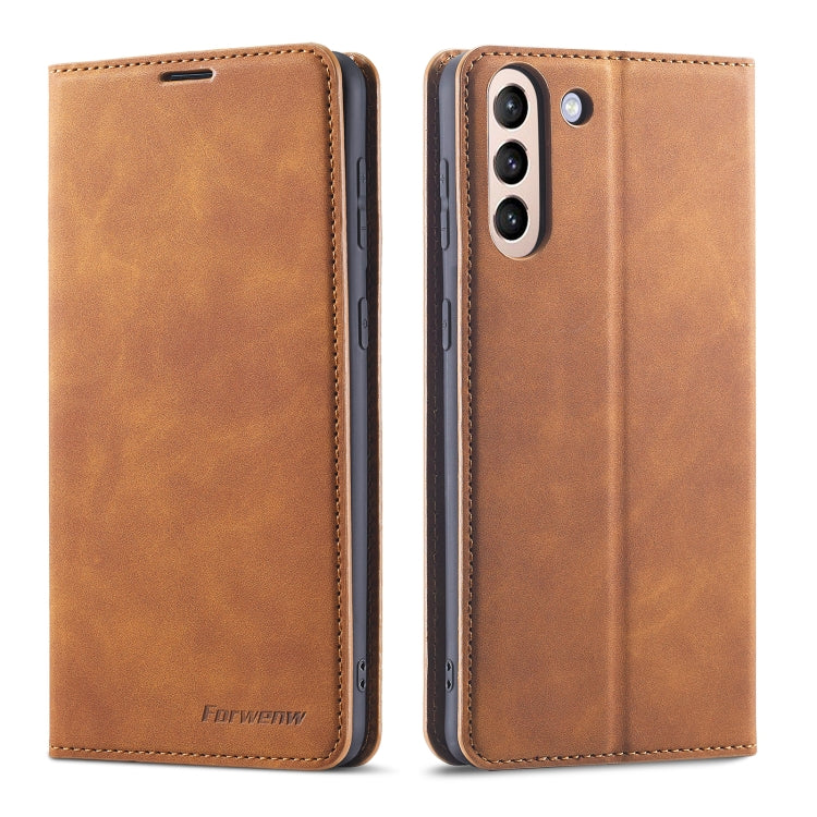 Forwenw Dream Series Oil Edge Strong Magnetism Horizontal Flip Leather Case with Holder & Card Slots & Wallet & Photo Frame, For Samsung Galaxy S21 5G, For Samsung Galaxy S21+ 5G, For Samsung Galaxy S21 Ultra 5G, For Xiaomi Mi 10T Lite                 ...