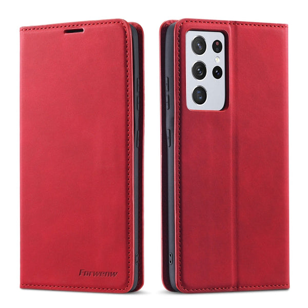 Forwenw Dream Series Oil Edge Strong Magnetism Horizontal Flip Leather Case with Holder & Card Slots & Wallet & Photo Frame, For Samsung Galaxy S21 5G, For Samsung Galaxy S21+ 5G, For Samsung Galaxy S21 Ultra 5G, For Xiaomi Mi 10T Lite                 ...