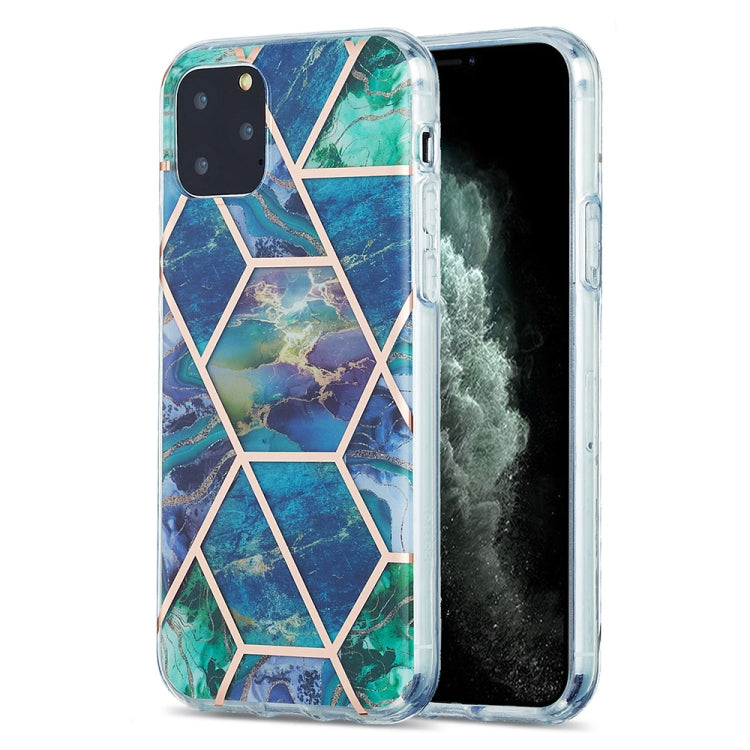 3D Electroplating Marble Pattern TPU Protective Case, For iPhone 11, For iPhone 11 Pro, For iPhone 11 Pro Max, For iPhone 12 mini
