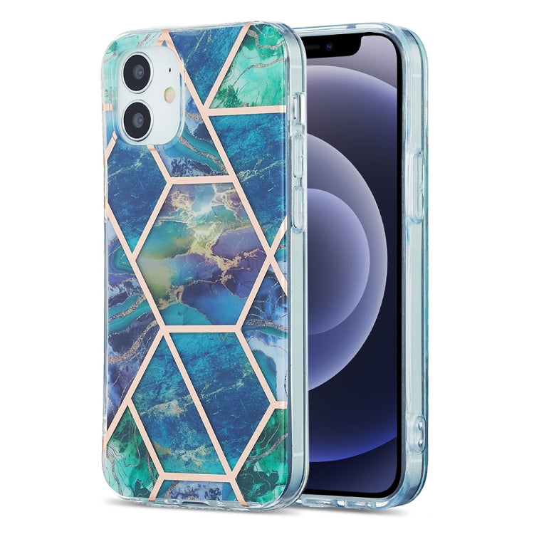 3D Electroplating Marble Pattern TPU Protective Case, For iPhone 11, For iPhone 11 Pro, For iPhone 11 Pro Max, For iPhone 12 mini