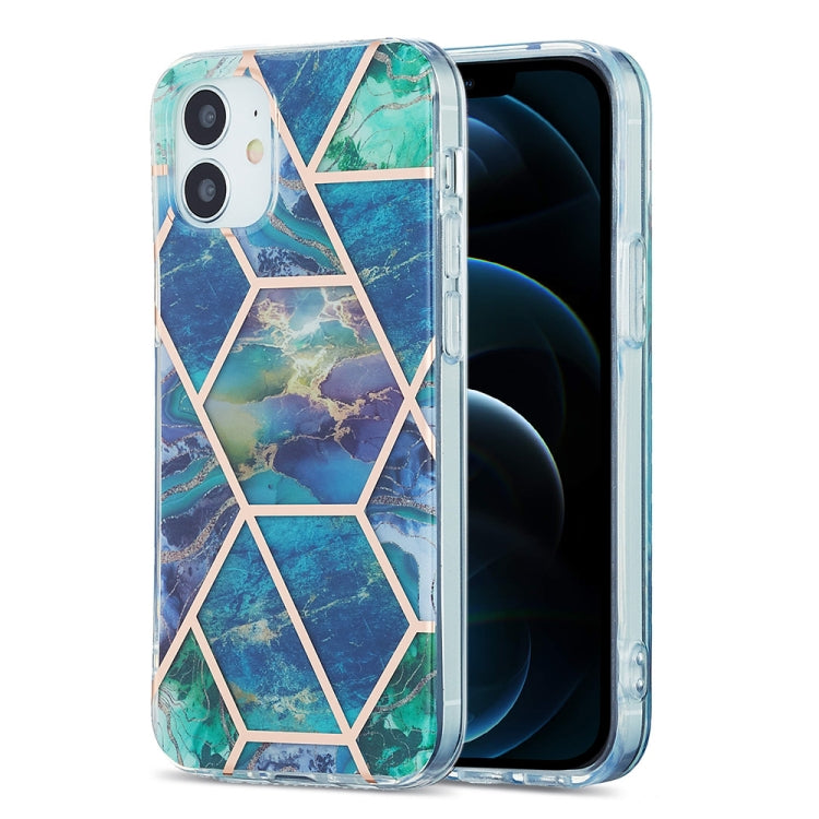 3D Electroplating Marble Pattern TPU Protective Case, For iPhone 12 / 12 Pro, For iPhone 12 Pro Max, For iPhone XS / X, For iPhone XR