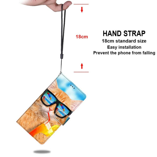 Coloured Drawing Cross Texture Horizontal Flip PU Leather Case with Holder & Card Slots & Wallet & Lanyard, For iPhone 12 mini