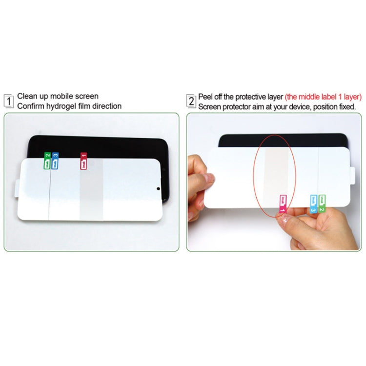 2 PCS IMAK 0.15mm Curved Full Screen Protector Hydrogel Film Back Protector