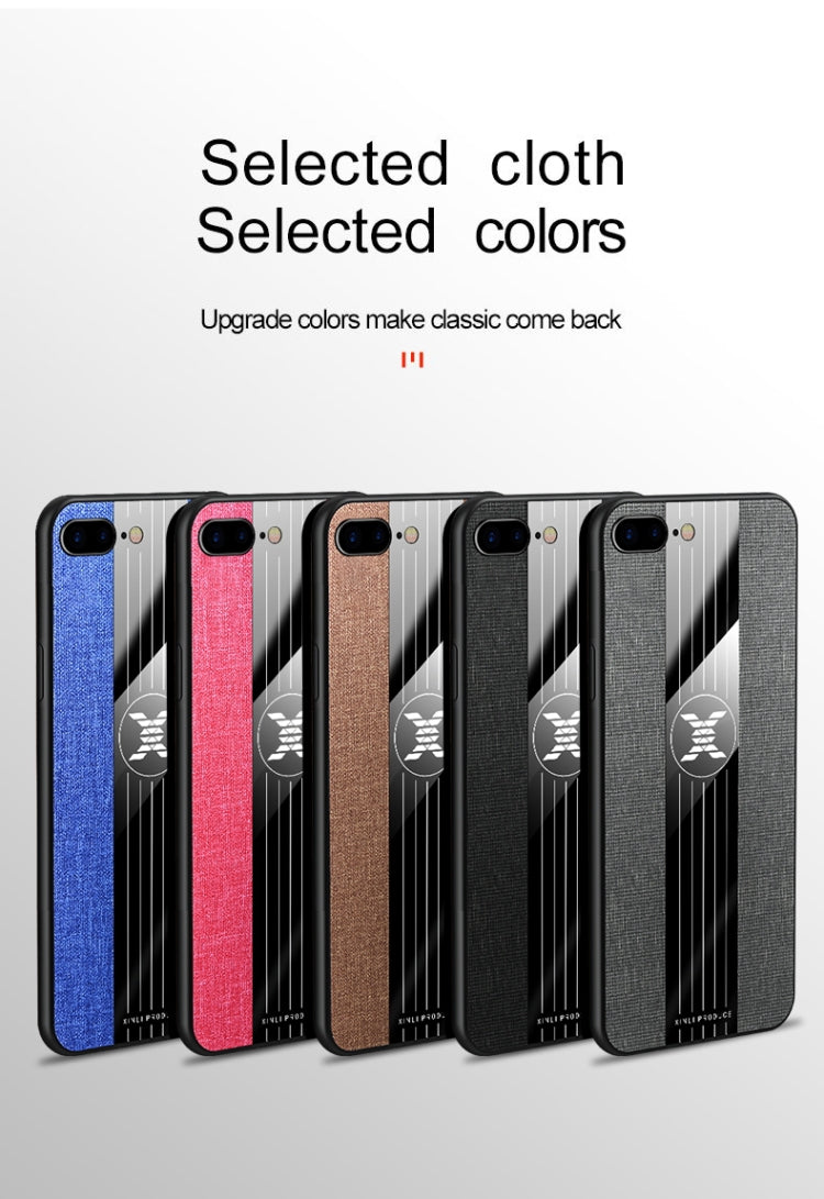 XINLI Stitching Cloth Textue Shockproof TPU Protective Case, For iPhone SE 2022 / SE 2020 & 8 & 7, For iPhone 8 Plus & 7 Plus, For iPhone XR, For iPhone X / XS, For iPhone XS Max