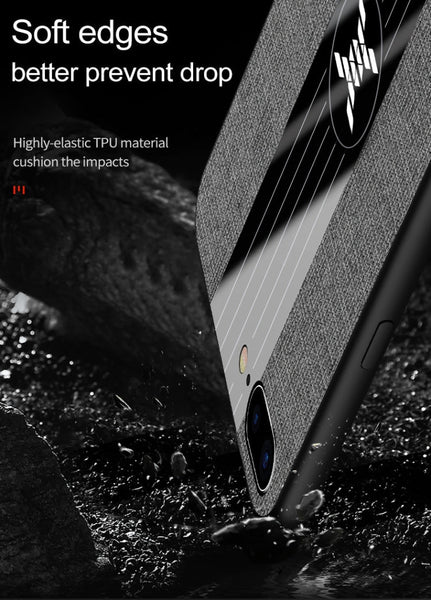 XINLI Stitching Cloth Textue Shockproof TPU Protective Case, For iPhone SE 2022 / SE 2020 & 8 & 7, For iPhone 8 Plus & 7 Plus, For iPhone XR, For iPhone X / XS, For iPhone XS Max