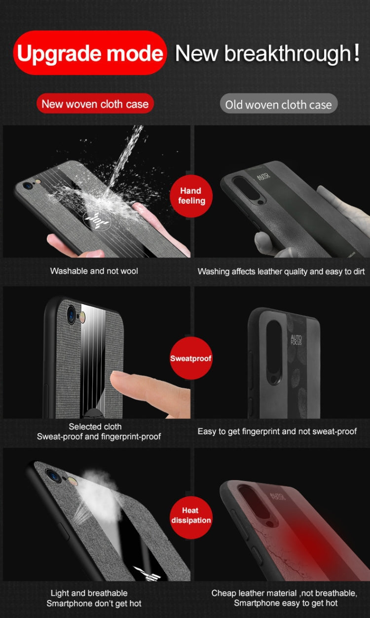 XINLI Stitching Cloth Textue Shockproof TPU Protective Case, For iPhone 6 & 6s, For iPhone 6 Plus & 6s Plus