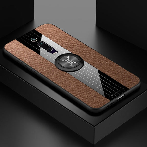 XINLI Stitching Cloth Textue Shockproof TPU Protective Case with Ring Holder, For Xiaomi Redmi 7, For Xiaomi Mi 9T / Redmi K20, For Xiaomi Redmi Note 5, For Xiaomi Redmi Note 7