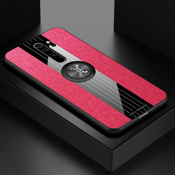XINLI Stitching Cloth Textue Shockproof TPU Protective Case with Ring Holder, For Xiaomi Redmi 5 Plus, For Xiaomi Redmi Note 8, For Xiaomi Mi 8, For Xiaomi Mi 9, For Xiaomi Mi Max 2