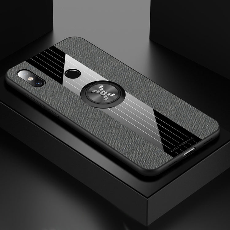 XINLI Stitching Cloth Textue Shockproof TPU Protective Case with Ring Holder, For Xiaomi Mi Max 3, For Xiaomi Mi 6X / A2, For Xiaomi Mi 9 SE, For Xiaomi Mi CC9