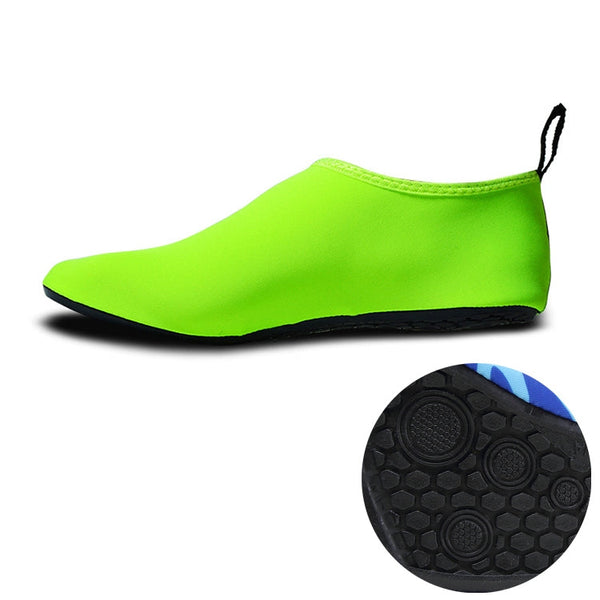 Non-slip Wear-resisting Thick Rubber Sole Diving Shoes and  Socks, One Pair