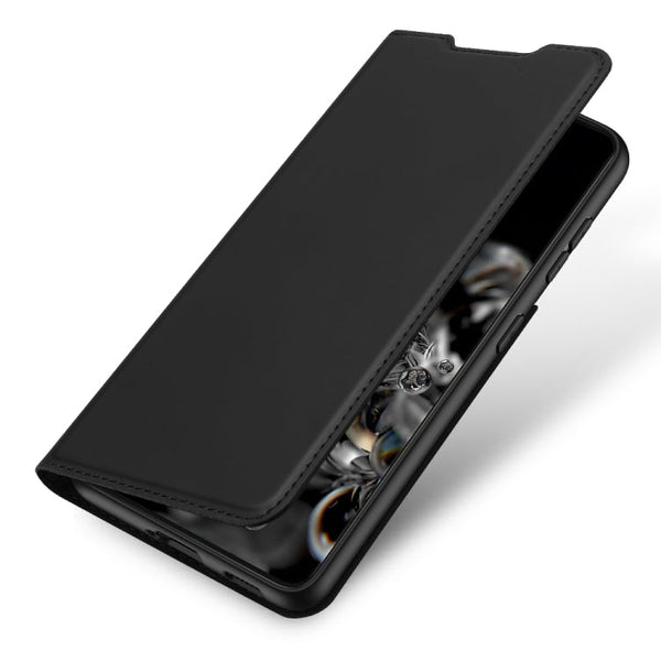 DUX DUCIS Skin Pro Series Horizontal Flip PU + TPU Leather Case with Holder & Card Slots, For Samsung Galaxy S21 5G