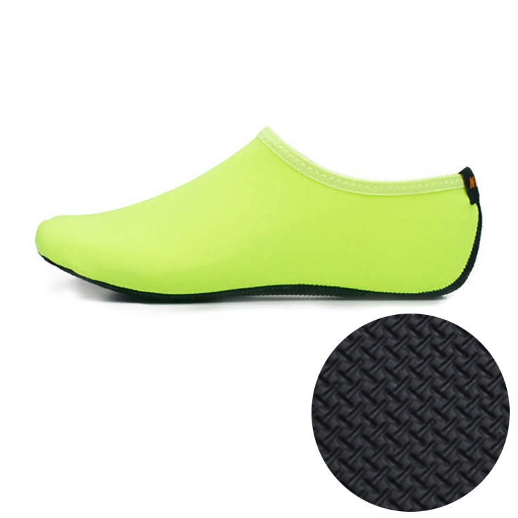 3mm Non-slip Rubber Embossing Texture Sole Solid Color Diving Shoes and Socks, One Pair