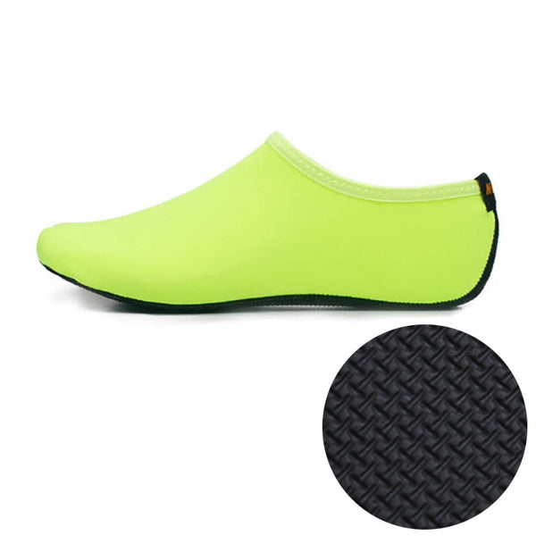 3mm Non-slip Rubber Embossing Texture Sole Solid Color Diving Shoes and Socks, One Pair