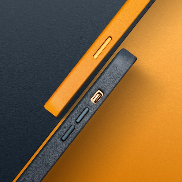 QIALINO Nappa Leather Shockproof Magsafe Case, For iPhone 12 mini, For iPhone 12 Pro Max