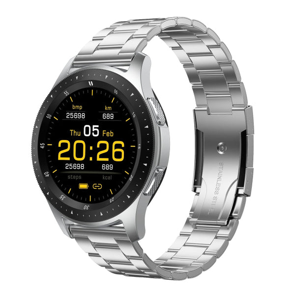 W68 1.54 inch Touch Screen IP67 Waterproof Smart Bracelet, Support Blood Oxygen Monitoring / Bluetooth Call / Heart Rate Monitoring, Style: Steel Strap
