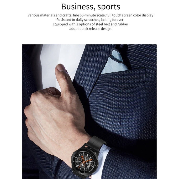 W68 1.54 inch Touch Screen IP67 Waterproof Smart Bracelet, Support Blood Oxygen Monitoring / Bluetooth Call / Heart Rate Monitoring, Style: Steel Strap