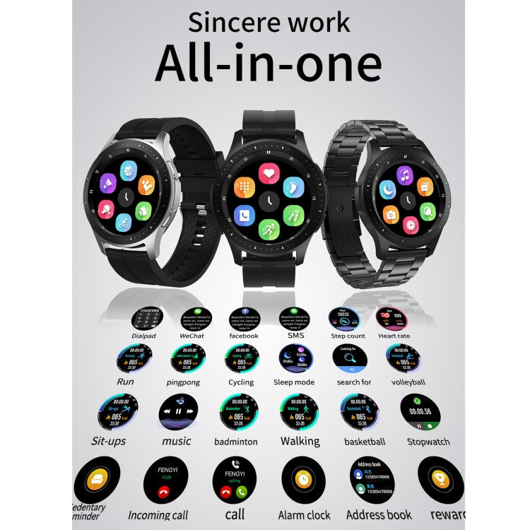 W68 1.54 inch Touch Screen IP67 Waterproof Smart Bracelet, Support Blood Oxygen Monitoring / Bluetooth Call / Heart Rate Monitoring, Style: Steel Strap