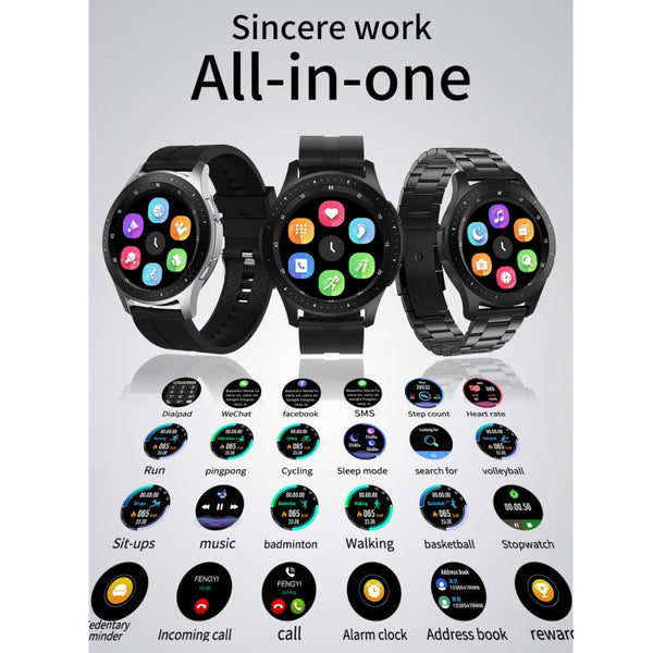 W68 1.54 inch Touch Screen IP67 Waterproof Smart Bracelet, Support Blood Oxygen Monitoring / Bluetooth Call / Heart Rate Monitoring, Style: Steel Strap