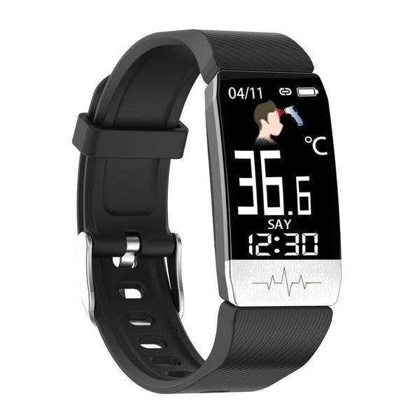 T1S 1.14 inch Screen IP67 Waterproof Smart Bracelet, Support Blood Oxygen Monitoring / Body Temperature Monitoring / Heart Rate Monitoring