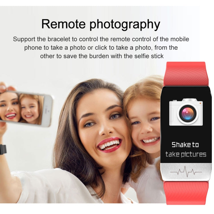 T1S 1.14 inch Screen IP67 Waterproof Smart Bracelet, Support Blood Oxygen Monitoring / Body Temperature Monitoring / Heart Rate Monitoring