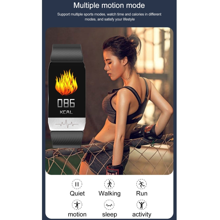 T1S 1.14 inch Screen IP67 Waterproof Smart Bracelet, Support Blood Oxygen Monitoring / Body Temperature Monitoring / Heart Rate Monitoring