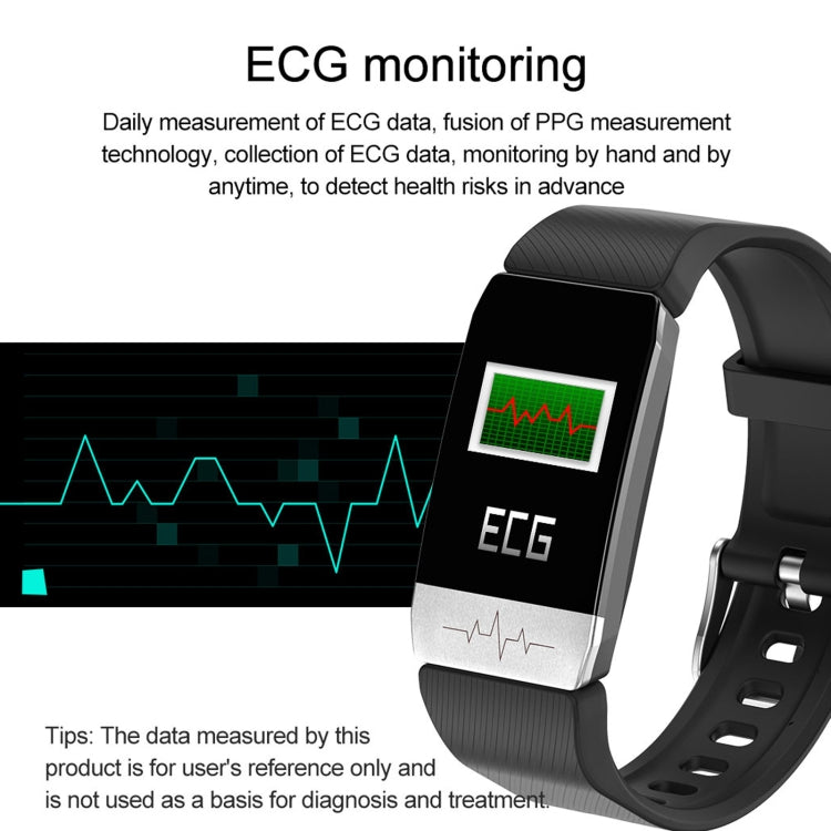 T1S 1.14 inch Screen IP67 Waterproof Smart Bracelet, Support Blood Oxygen Monitoring / Body Temperature Monitoring / Heart Rate Monitoring