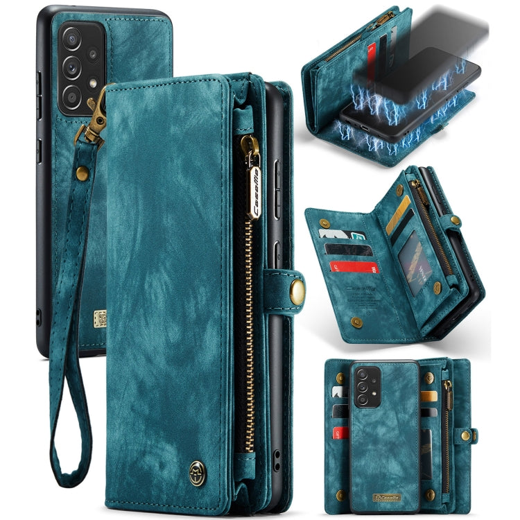 CaseMe Detachable Multifunctional Horizontal Flip Leather Case, with Card Slot & Holder & Zipper Wallet & Photo Frame
