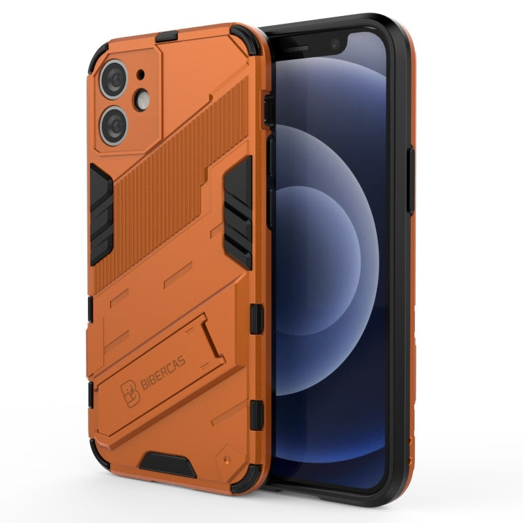 Punk Armor 2 in 1 PC + TPU Shockproof Case with Invisible Holder, For iPhone 12 mini, For iPhone 12, For iPhone 12 Pro