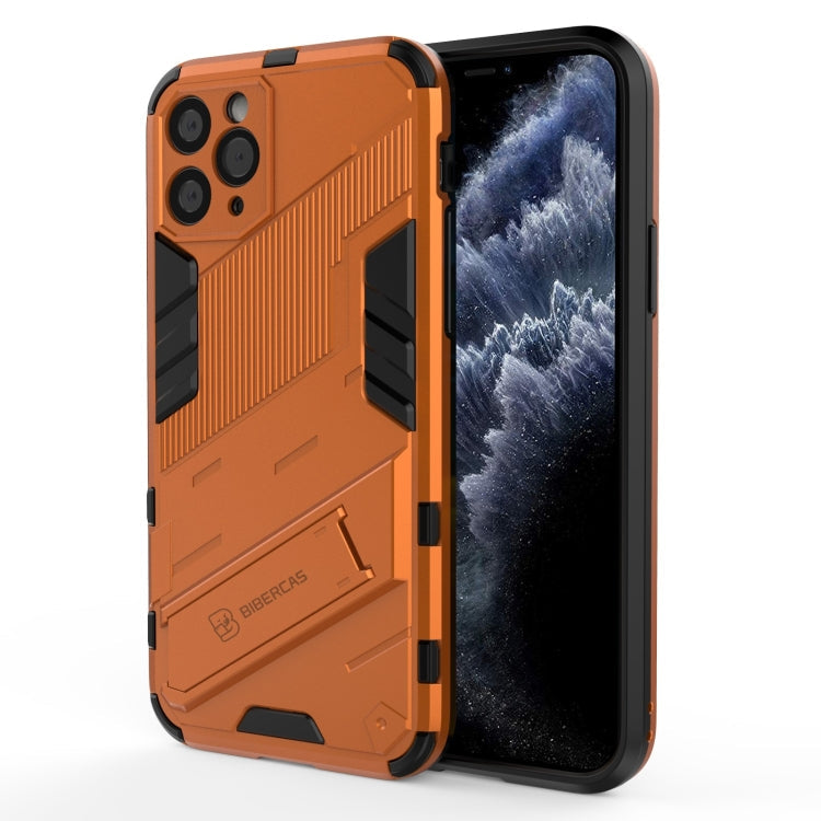 Punk Armor 2 in 1 PC + TPU Shockproof Case with Invisible Holder, For iPhone 12 Pro Max, For iPhone 11 Pro, For iPhone 11