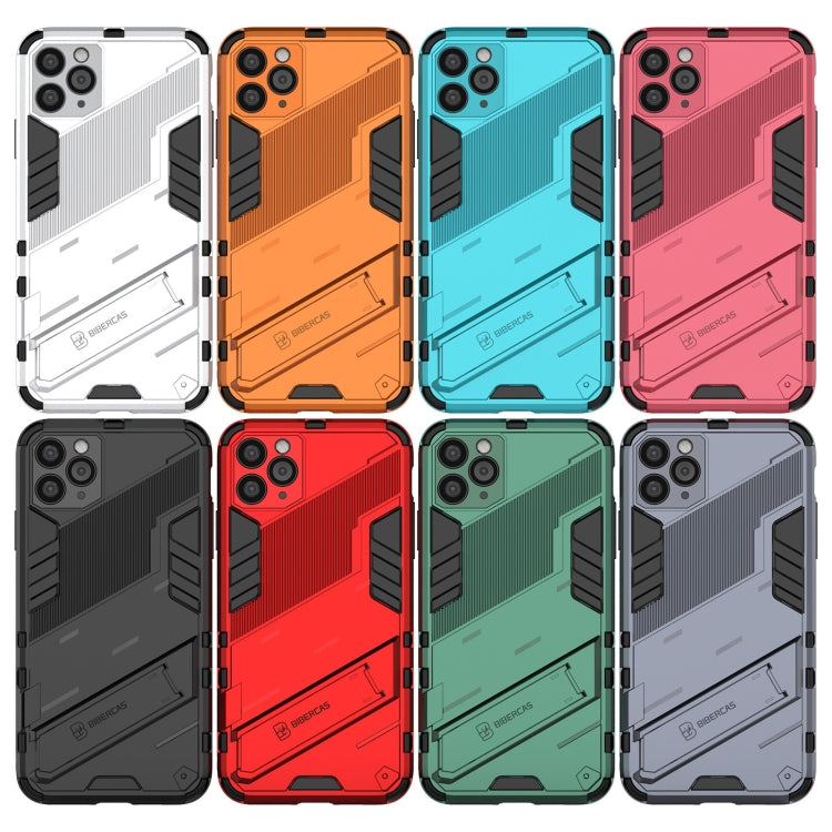 Punk Armor 2 in 1 PC + TPU Shockproof Case with Invisible Holder, For iPhone 11 Pro Max, For iPhone X / XS, For iPhone XR