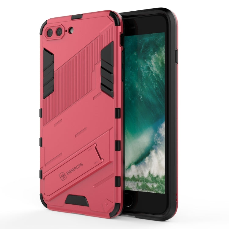 Punk Armor 2 in 1 PC + TPU Shockproof Case with Invisible Holder, For iPhone 7 & 8, For iPhone 7 Plus & 8  Plus