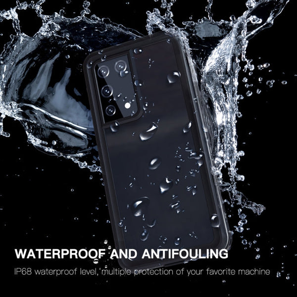 RedPepper Transparent Dot Shockproof Waterproof PC + TPU Protective Case, For Samsung Galaxy S21 Ultra 5G
