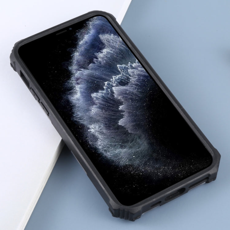 Camouflage Armor Shockproof TPU + PC Magnetic Protective Case with Holder